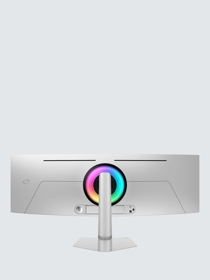 Samsung Odyssey OLED G93SD LS49DG934SUXXU Dual QHD Gaming Monitor, 49”, Silver