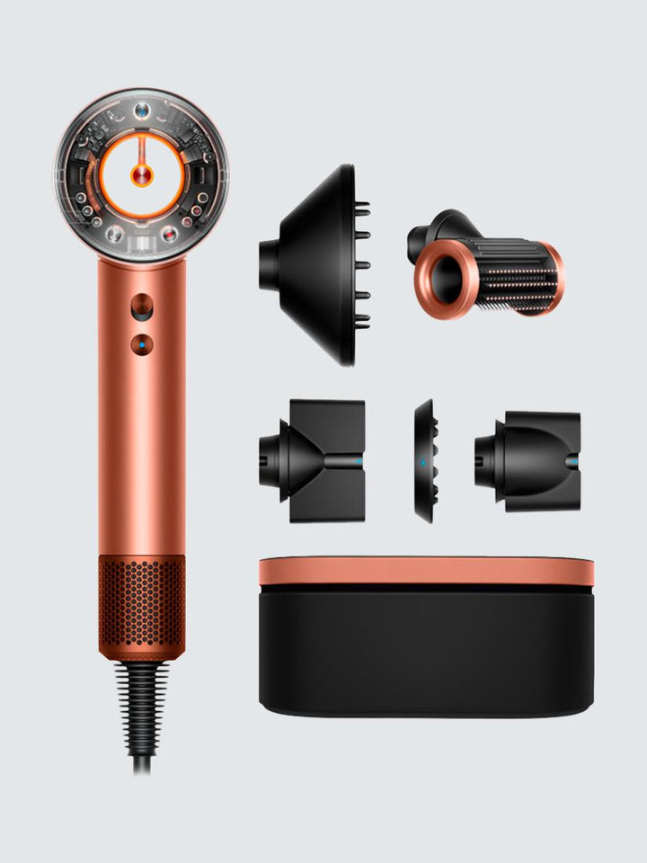 Dyson Supersonic Nural™ Straight+Wavy Hair Dryer with Presentation Case, Amber Silk