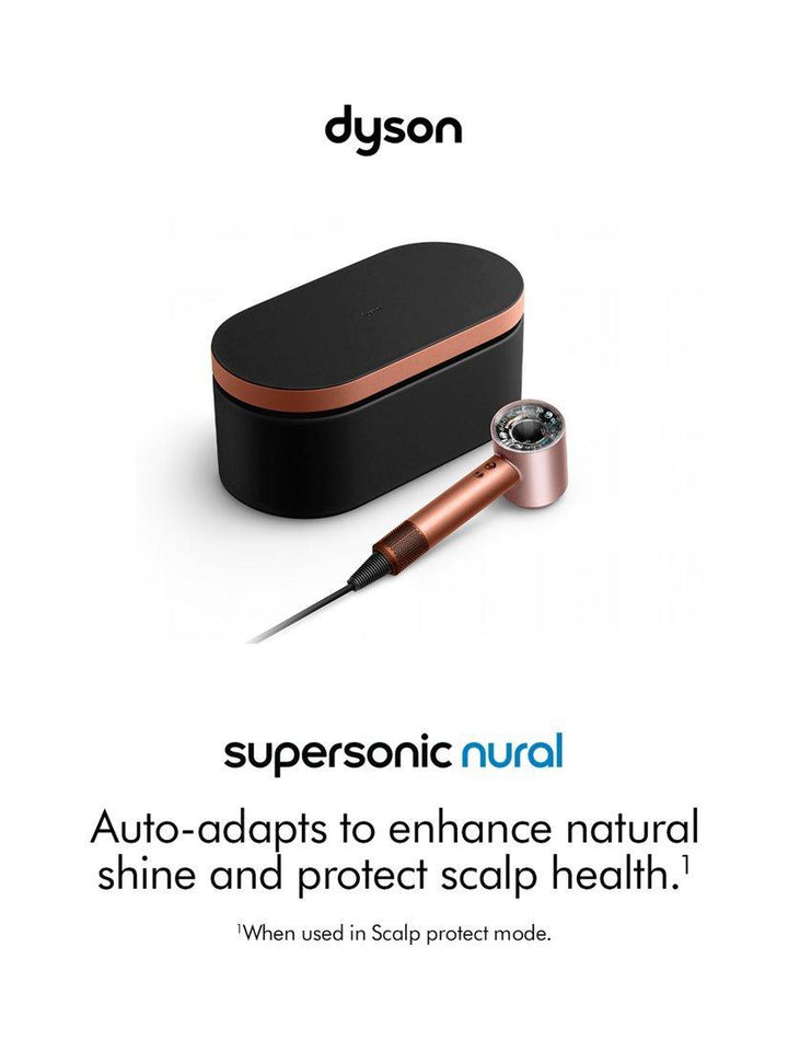 Dyson Supersonic Nural™ Straight+Wavy Hair Dryer with Presentation Case, Amber Silk