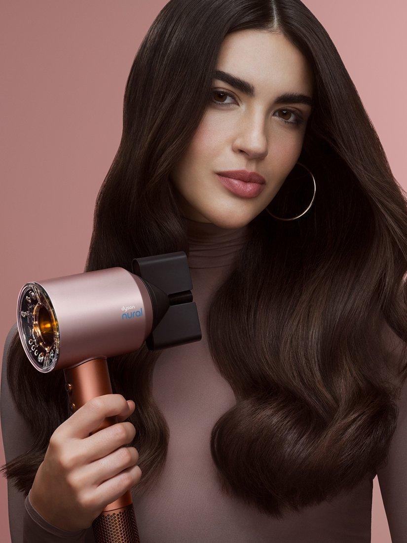 Dyson Supersonic Nural™ Straight+Wavy Hair Dryer with Presentation Case, Amber Silk