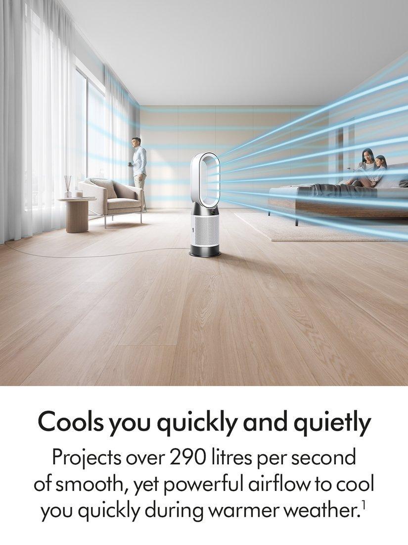 Dyson Hot+Cool HP1 Air Purifier, White/White