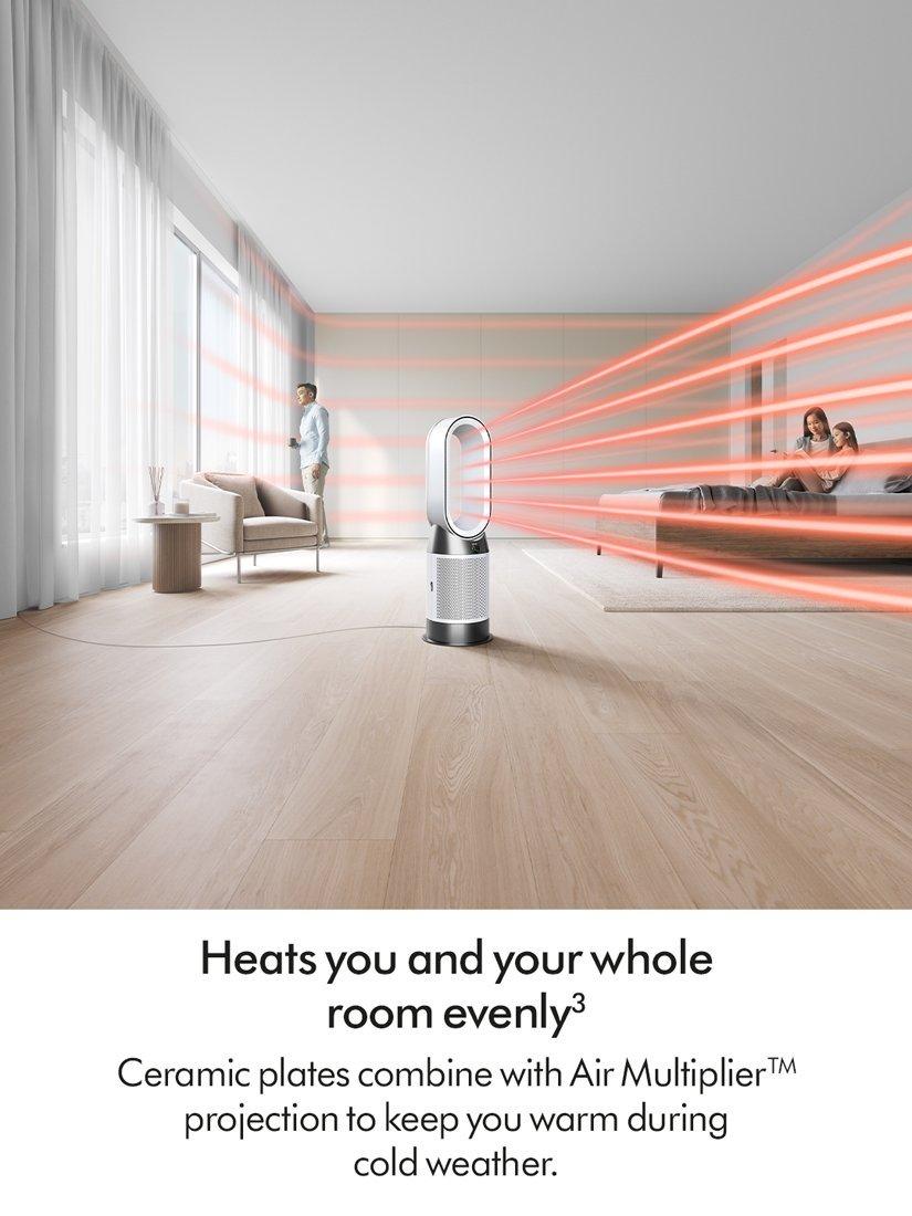 Dyson Hot+Cool HP1 Air Purifier, White/White