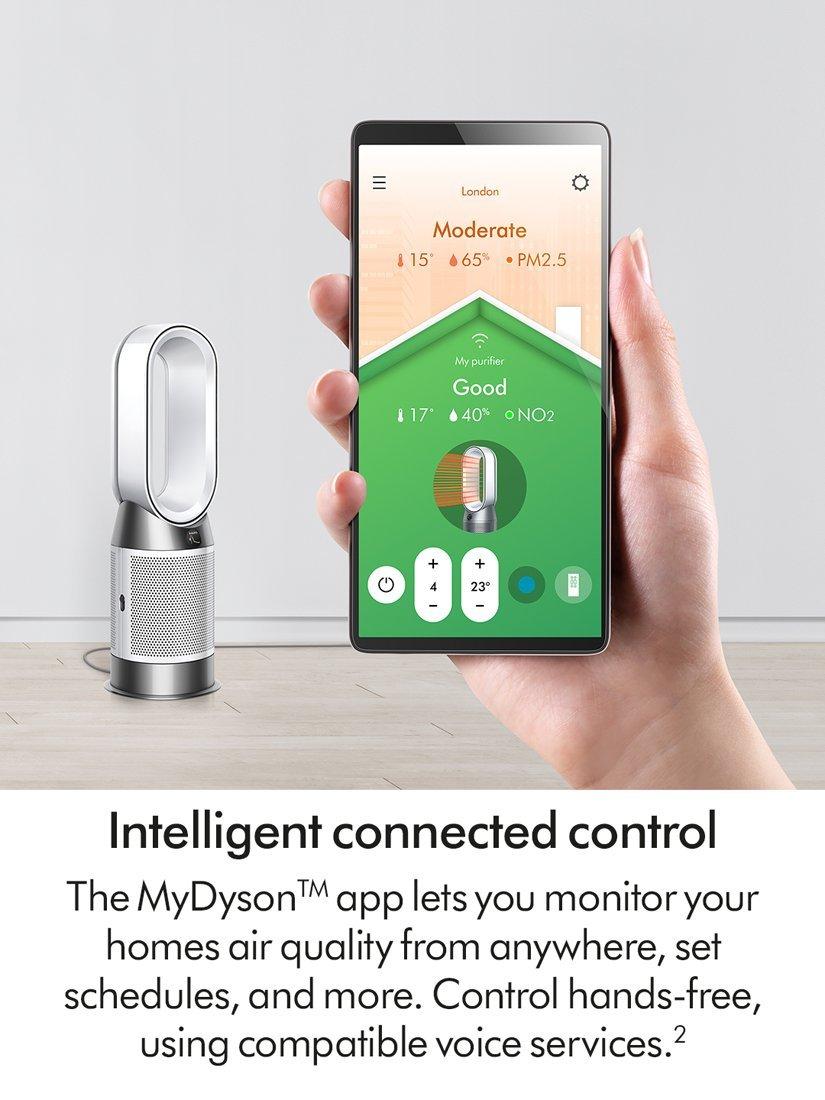 Dyson Hot+Cool HP1 Air Purifier, White/White