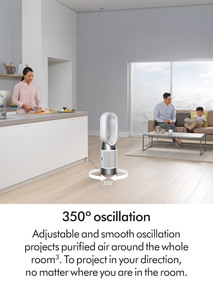 Dyson Hot+Cool HP1 Air Purifier, White/White