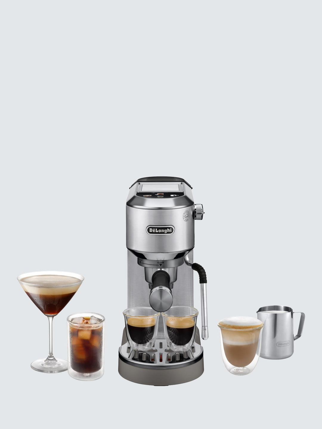 De'Longhi Dedica Duo EC890 Espresso Coffee Machine, Metal