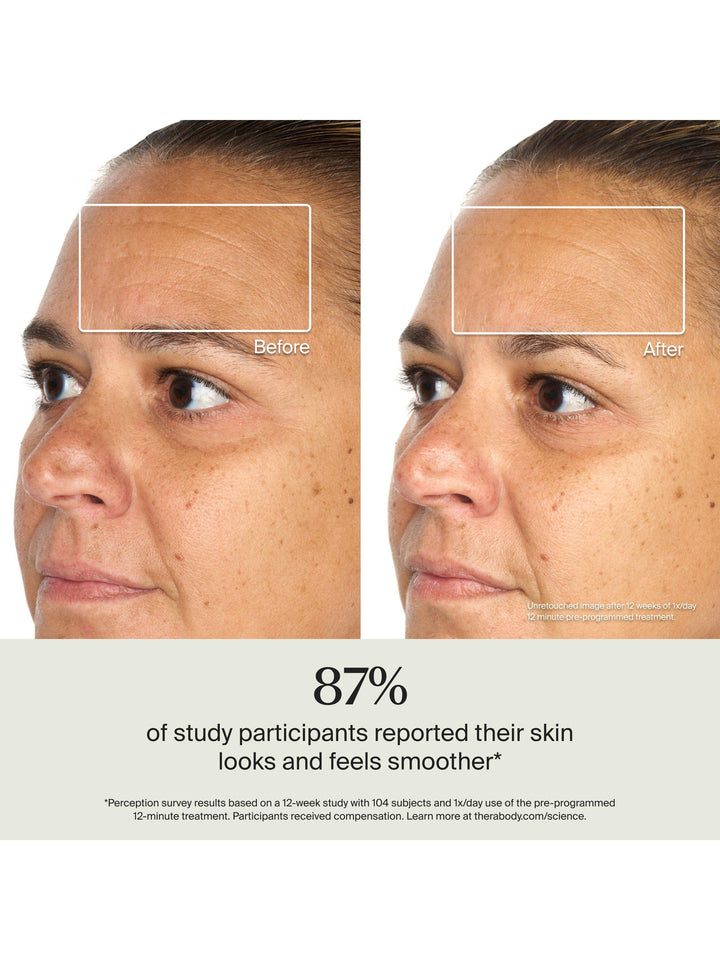 Therabody TheraFace Mask Glo Cordless LED Skincare Mask with Relaxing Massage