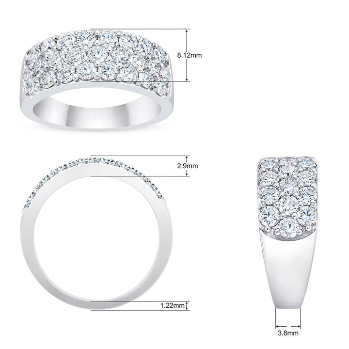 2.00ctw Round Brilliant Cut Diamond Ring, Platinum