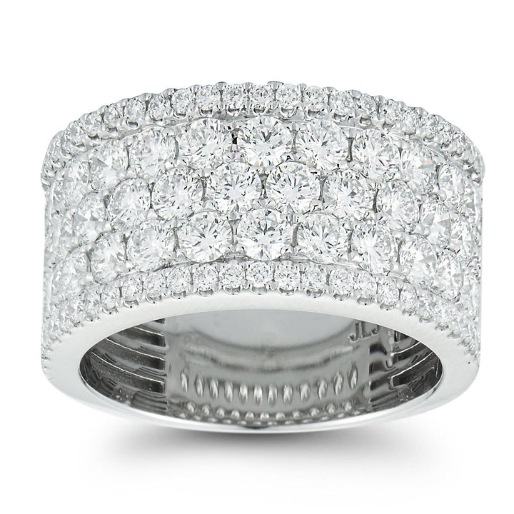 2.80ctw Round Brilliant Cut Diamond Ring, 18ct White Gold