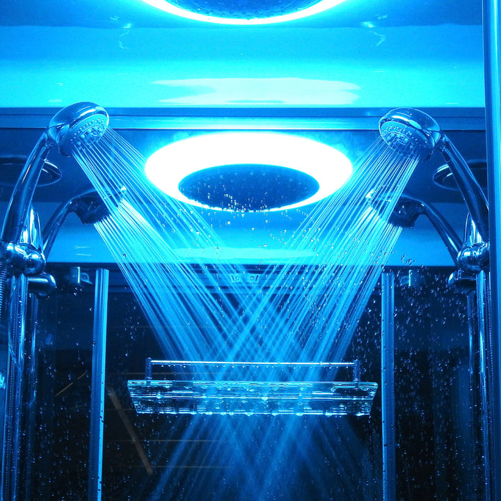 Insignia Diamond 1400 x 900 Steam Shower in Chrome
