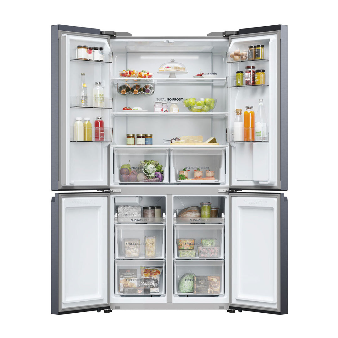 Haier Series 5 HCR5919EHMB, Multidoor Fridge Freezer, E Rated in Black