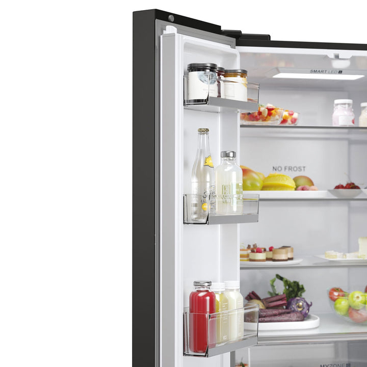 Haier Series 5 HFR5719ENPB, Multidoor Fridge Freezer, E Rated in Black
