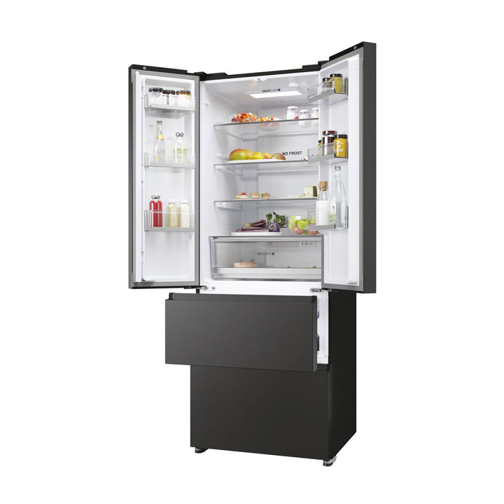 Haier Series 5 HFR5719ENPB, Multidoor Fridge Freezer, E Rated in Black