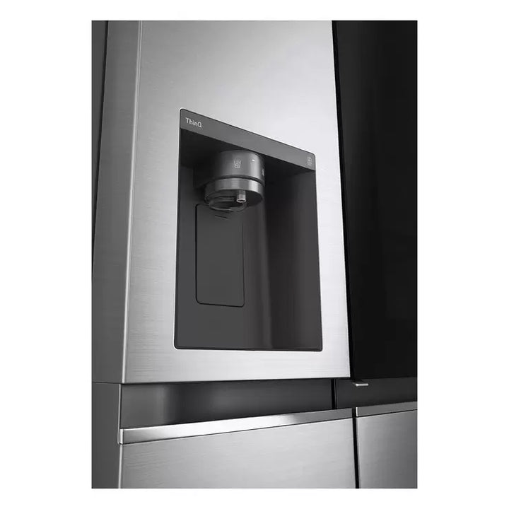 LG Instaview™ Door-In-Door™ GSXV80PZLE, Side by Side Fridge Freezer,  E Rated in Shiny Steel