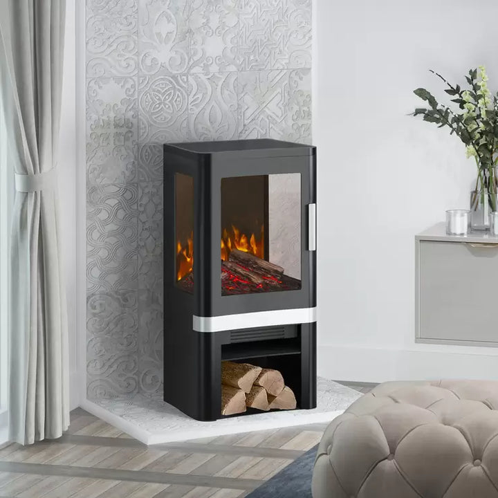 Flare Vue Electric Stove in Black, 1.8kW