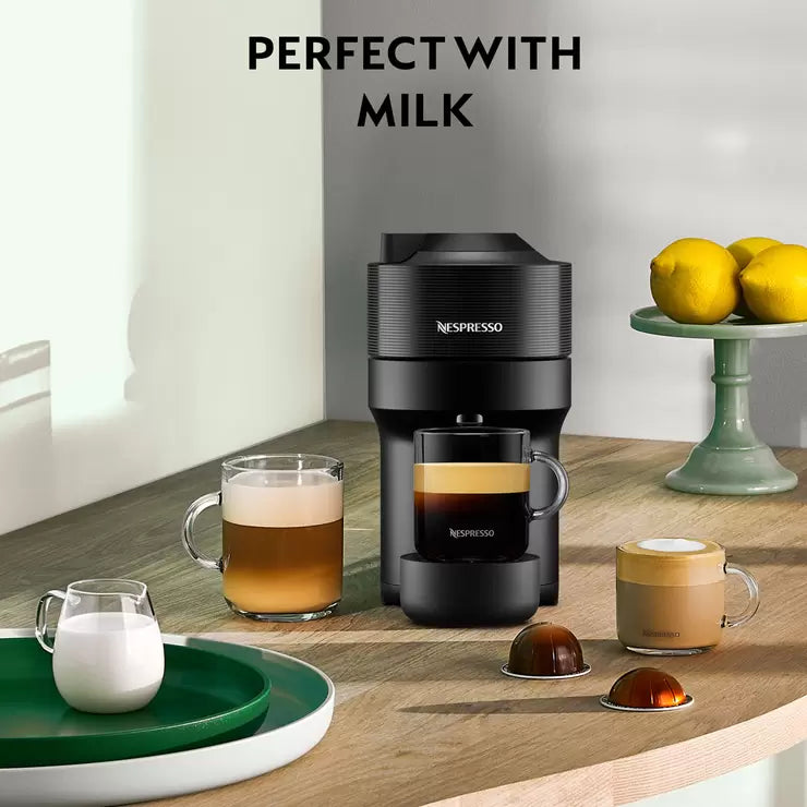 Nespresso by Magimix Vertuo POP Capsule Coffee Machine in Black, 11729