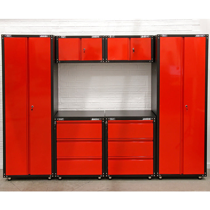 Sealey American Pro 24 Gauge Steel 6 Piece Modular Cabinet Set