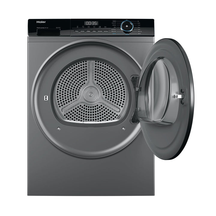 Haier I-Pro Series 3 HD90-A2939R 9kg Heat Pump Dryer, A++ Rated in Graphite