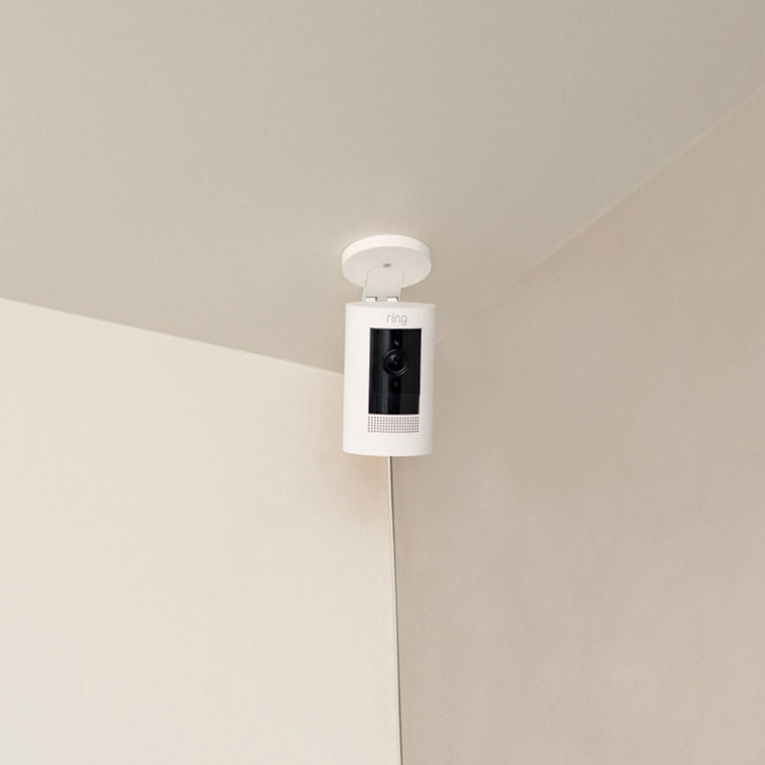 Ring Battery Stick Up Cam 3 Pack in White