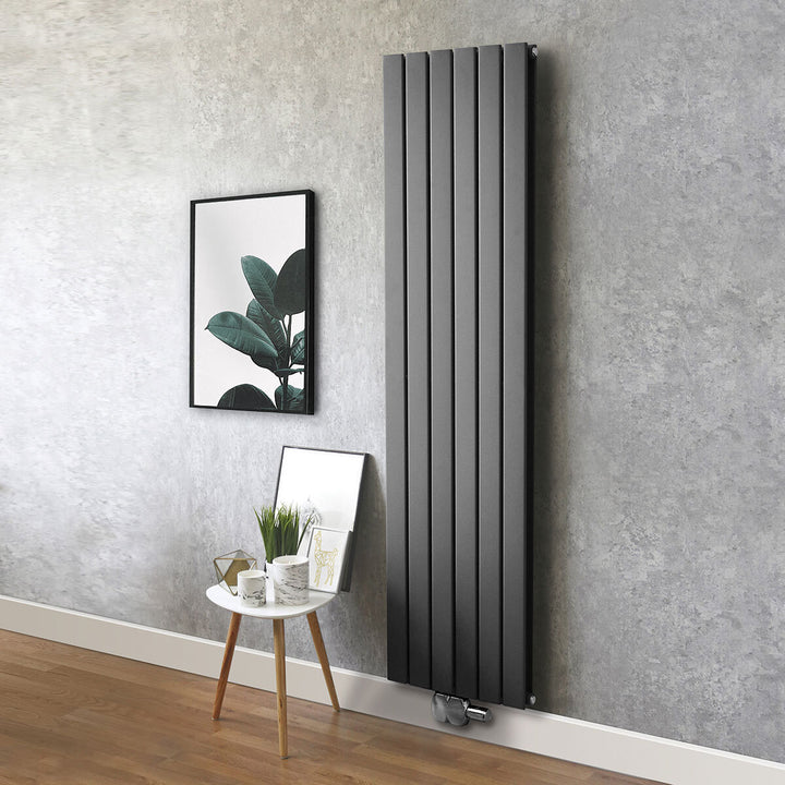 Ultraheat Tian Radiator in  Slate Grey 1800 x 467 x 61 mm