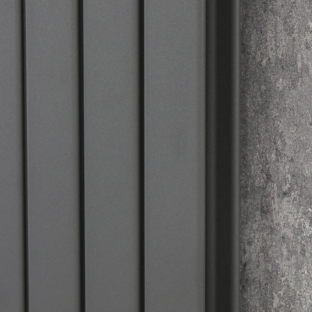 Ultraheat Tian Radiator in  Slate Grey 1800 x 467 x 61 mm