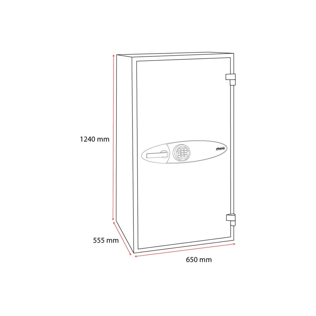 Phoenix 283 Litre Neptune HS1055E Security Safe with Electronic Lock Including Delivery and Positioning