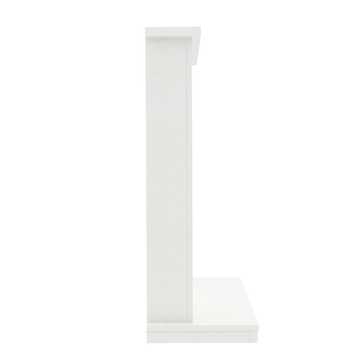 Flare Madalyn Electric Marble Fireplace Suite in White, 2kW