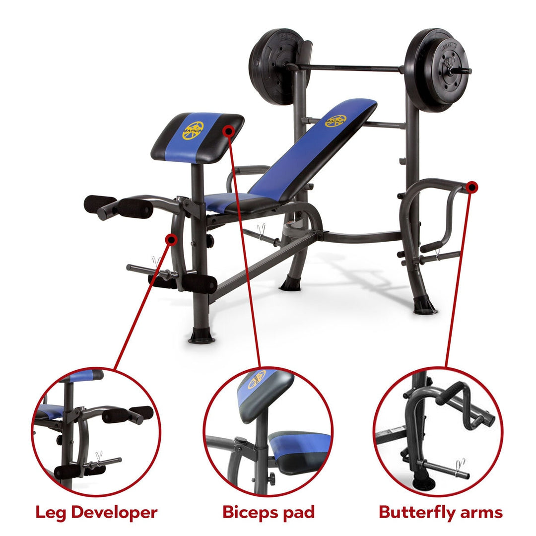 Marcy MWB-36780B Bench and Weight Set