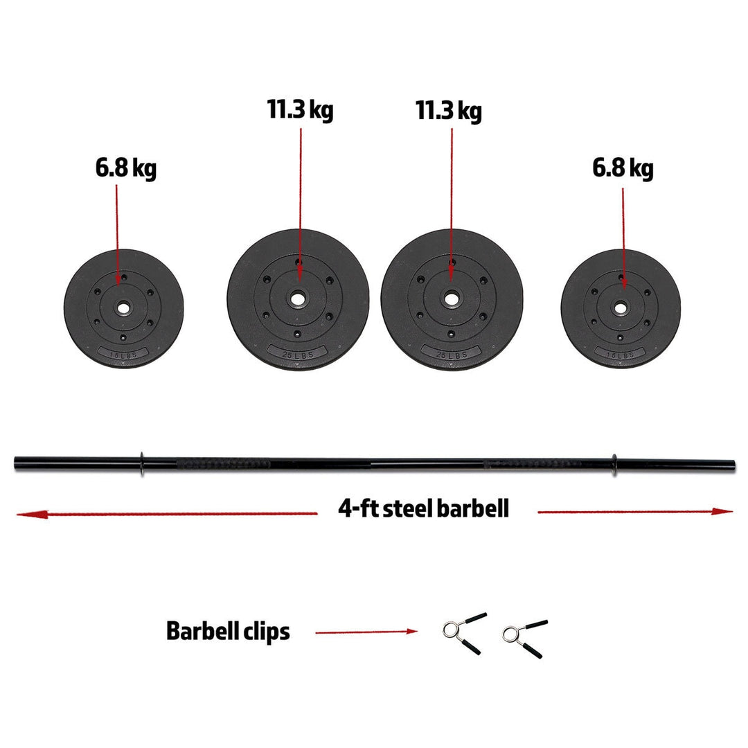 Marcy MWB-36780B Bench and Weight Set