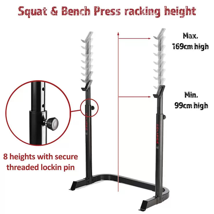 Marcy BE3000 Eclipse Weight Bench & Squat Rack