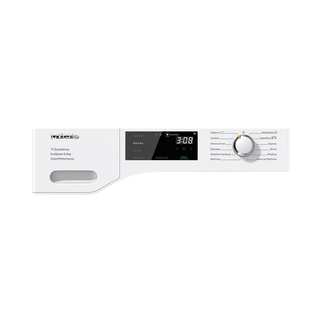 Miele TEF765 WP 8kg Heat Pump Dryer, A+++ Rated in White