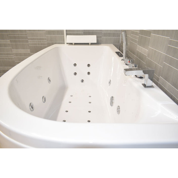 Vidalux CO58 Whirlpool and Airspa Deluxe Bath, Left Side, 1700 x 900
