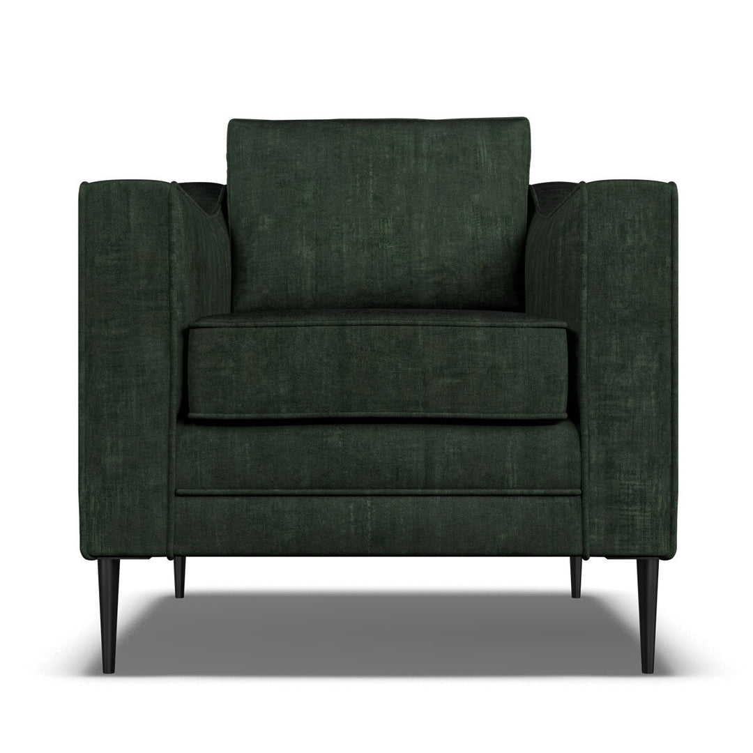 Aspen Green Velvet Armchair