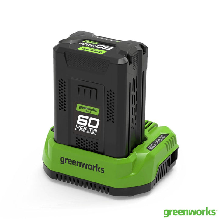 Greenworks 60V Charger + 60V (2Ah) Lithium-ion Battery