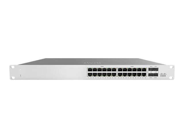 TieDex UK Cisco Meraki Cloud Managed MS120-24P - switch - 24 ports - Managed - rack-mountable