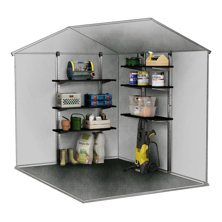 Keter 97cm / 38.1" Shelving Kit in Black