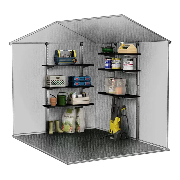 Keter 97cm / 38.1" Shelving Kit in Black