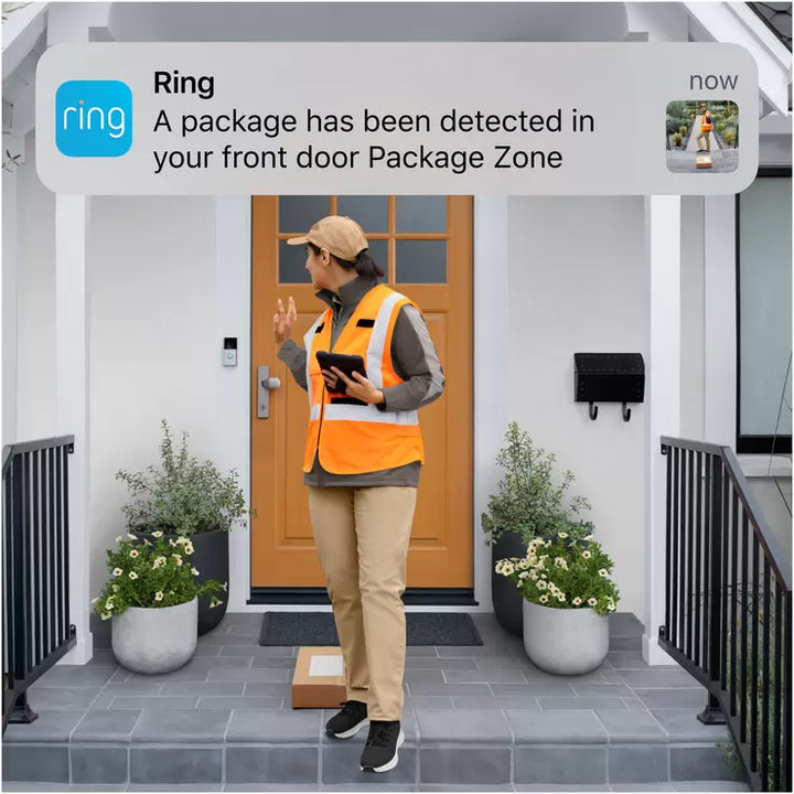 Ring Battery Video Doorbell Plus with 2nd Gen Chime Pro