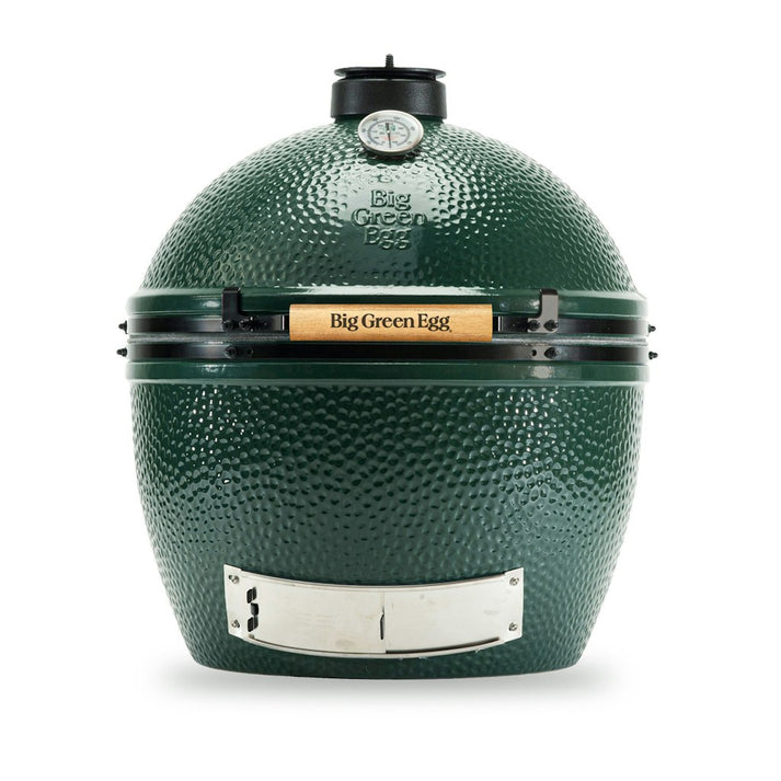 Big Green Egg XL Grill, roast, smoke, with Classic Accessory Pack XL, and Modular Nest + Foldable Acacia Shelves stand  charcoal COMMERCIAL