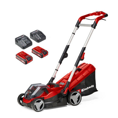 Einhell PXC 36V RASARRO Brushless Cordless Lawn Mower 34cm 2 x 3.0Ah