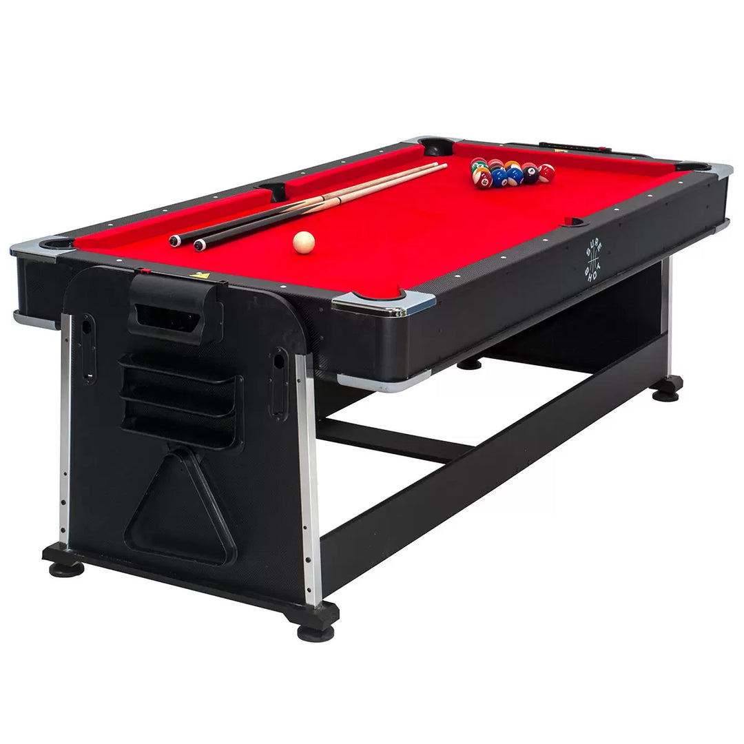 Sure Shot 4 in 1 Multifunctional Games Table - Pool, Air hockey and Table Tennis, as well as a dining table option