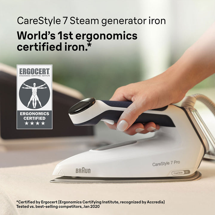 Braun CareStyle 7 Pro Steam Generator Iron in Blue, IS7282BL