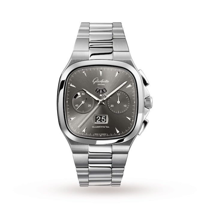 Seventies Chronograph Panorama Date Mens Watch