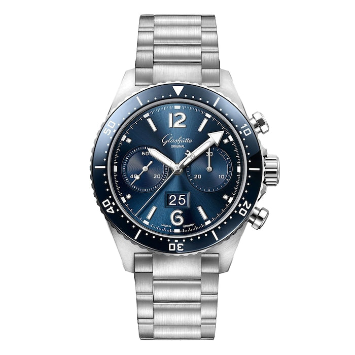 SeaQ Chronograph 43.2mm Mens Watch - Stainless Steel