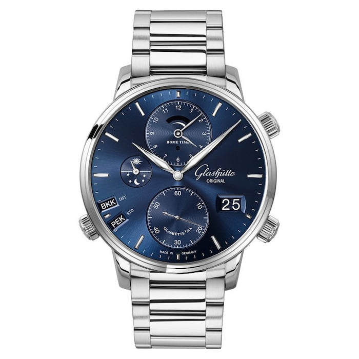 Senator Cosmopolite 44mm Mens Watch Blue