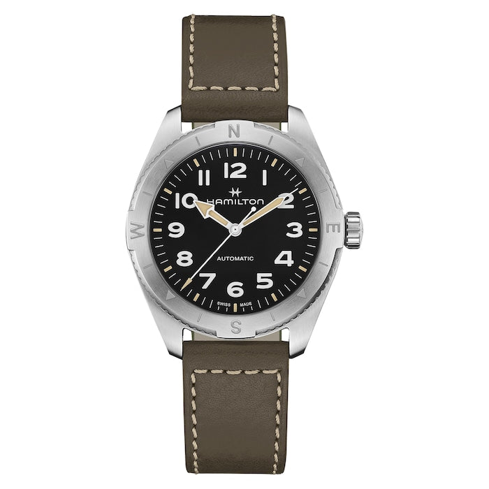 Khaki Field Expedition 41mm Mens Watch Black