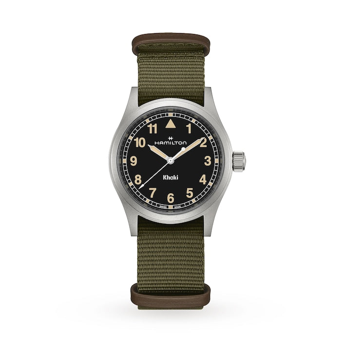 Khaki Field Quartz 38mm Unisex Watch Black