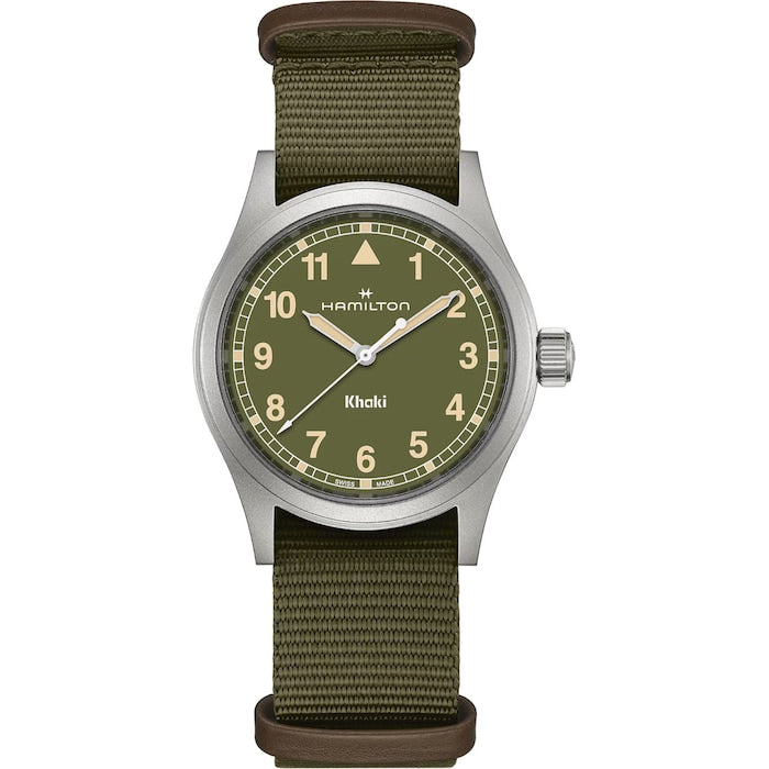 Khaki Field Quartz 38mm Unisex Watch Green