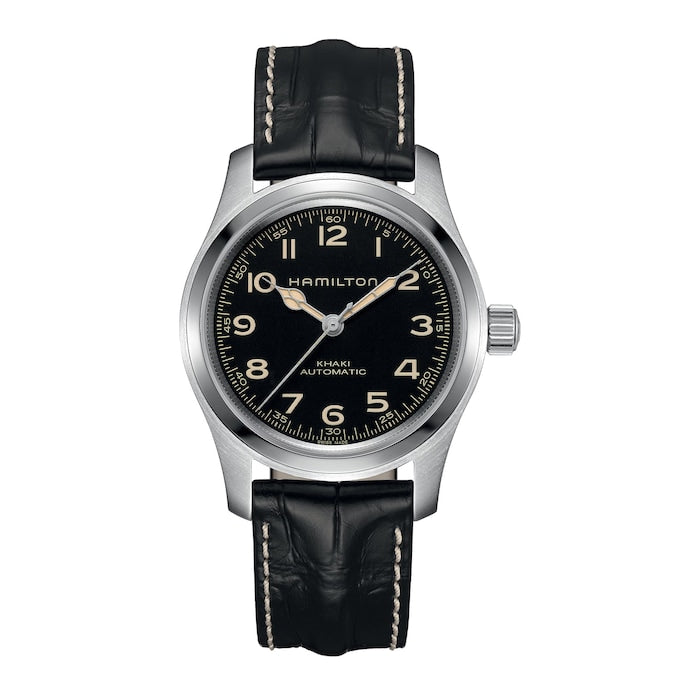 Khaki Field Murph Automatic 42mm Unisex Watch Black - Interchangeable Strap