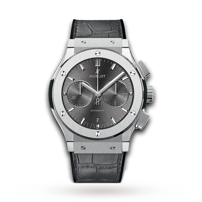 Classic Fusion Racing Grey Chronograph Titanium 45mm
