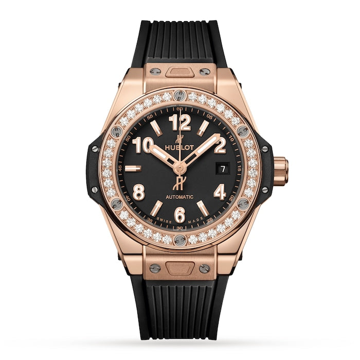 Big Bang One Click King Gold Diamonds 33mm Watch